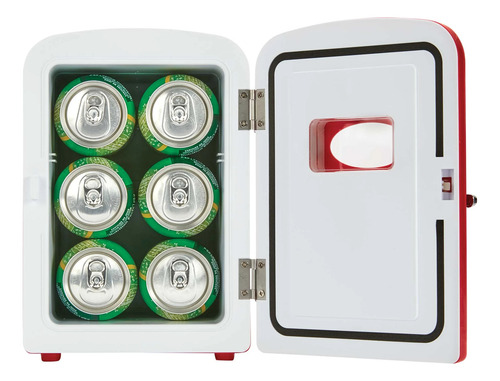 Mini Refrigerador Frigidaire Retro Rojo 6 Latas O 4 Lts / G