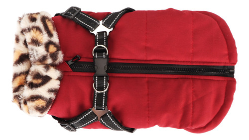 Chaqueta Cálida Con Cremallera Para Perros, Reflectante, Res