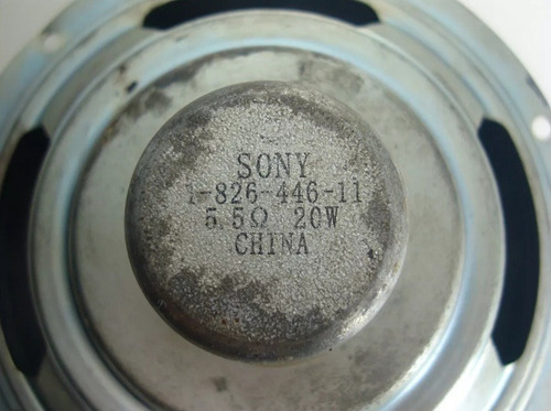 Corneta Dinamic Bass Sony 5.5 Ohm 20w De 16 Cm (Usado)