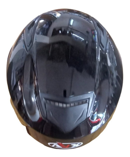 Imagen 3 de 9 de Casco Avx Fs 818 Inte. Flat Color Shiny Black D/visor Beitia