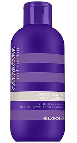 Shampoo Silver Morado Matizador Elgon 300 Ml