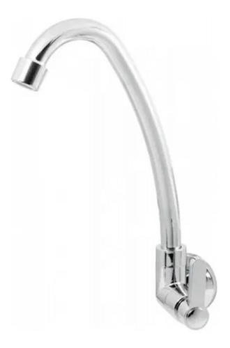 Torneira Bica Móvel Cozinha Abs Cromado Slim Parede 1/4v