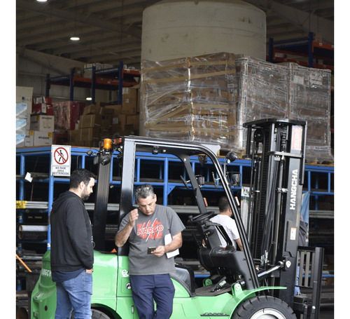 Montacargas Eléctrico Batería Litio 7,000 Lbs Hangcha Triple