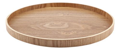 Bandeja De Madera Para Servir Té, Frutas Y Caramelos, 33 Cm