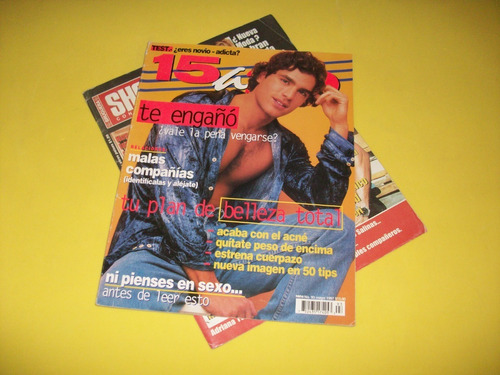 Eduardo Verastegui Revista 15 A 20 Que Pegue Lote 3 Revistas