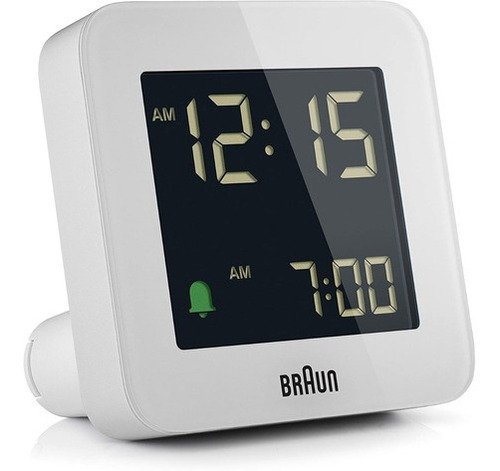 Braun Bc09 Reloj Despertador Digital Blanco