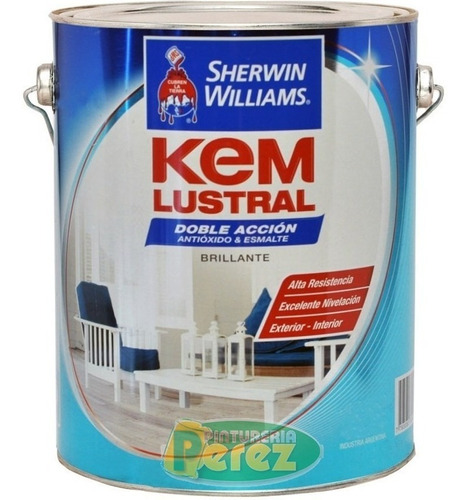 Kem Lustral 1 Lt Esmalte Sintetico Antioxido Sherwin Pintura