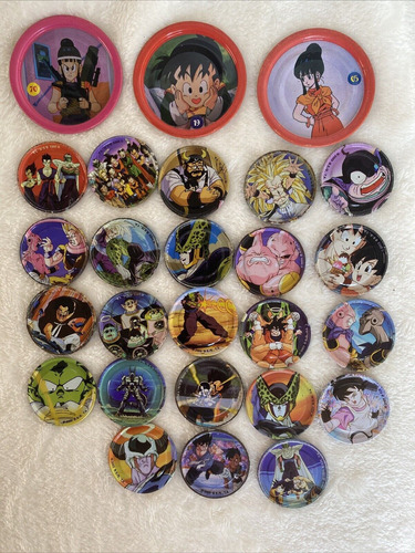 26 Metalix Tazos De Dragon Ball Z Sabritas