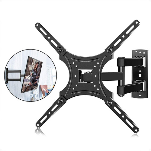 Imagen 2 de 10 de Soporte De Tv De 17 A 55 Pulgadas + Soporte Canalera - Otec