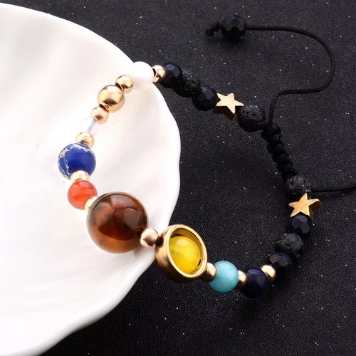 Pulsera Sistema Solar Universo Planetas Creativa Mujer 