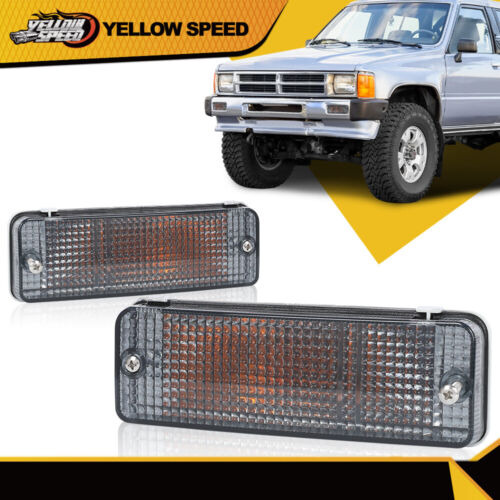 Fit For 84-89 Toyota Pickup Smoked Front Parking Turn Si Ccb