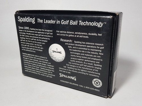 Imagen 3 de 6 de Antigua Caja Pelotas Golf Spalding 3 Packs Mag 59050