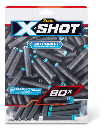 Set De 80 Dardos Para Lanzadores X-shot
