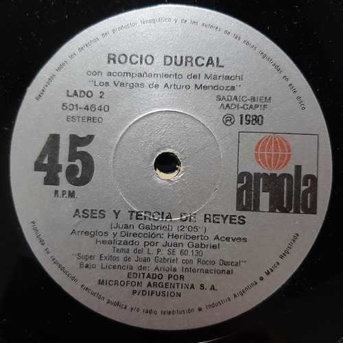 Simple Rocio Durcal Ariola C26