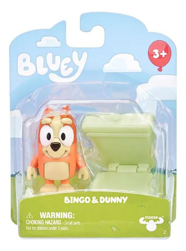 Bluey Story - Boneco 6cm C/ Acessórios Starter Single Pack