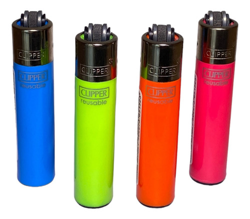 Encendedor Clipper Classic Recargable Colección Micro Fluo