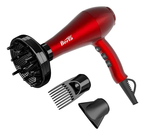 Berta 1875w Secador De Pelo, Iones Negativos, Alta Potencia