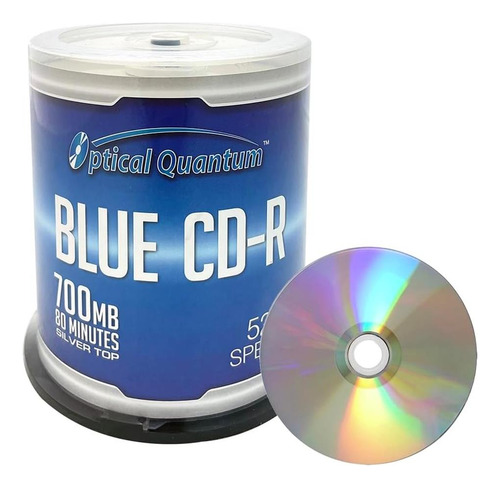 Óptico Azo Azo Azo Cd -r 700 Mb 52x Plata Plata Soporte En B