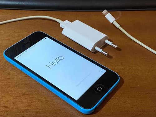 iPhone 5c Azul 8gb - Frete Grátis