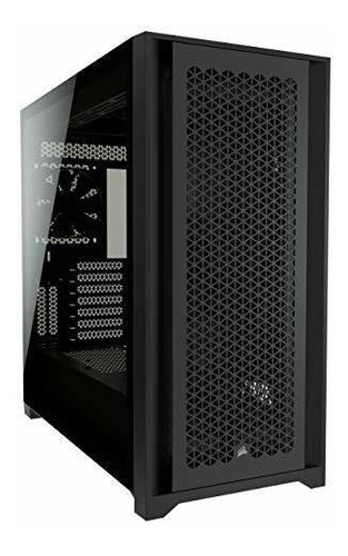 Caja De Pc Atx Mid-tower De Vidrio Templado Con Flujo De Air