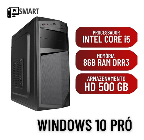 Cpu Desktop Pc Computador I5 650 3,2 Ghz 8gb Ram 500gb Win10