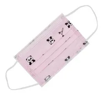 Comprar Cubrebocas Infantiles Tricapa Plisado Ambiderm Caja\u002F50 Pz Color Rosa con Pandas