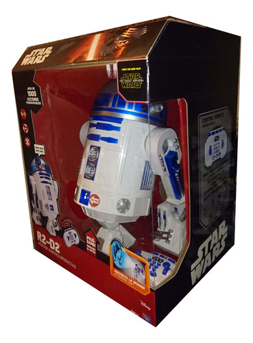 Star Wars R2d2 Interactivo Control Remoto Sin Abrir. (Usado)