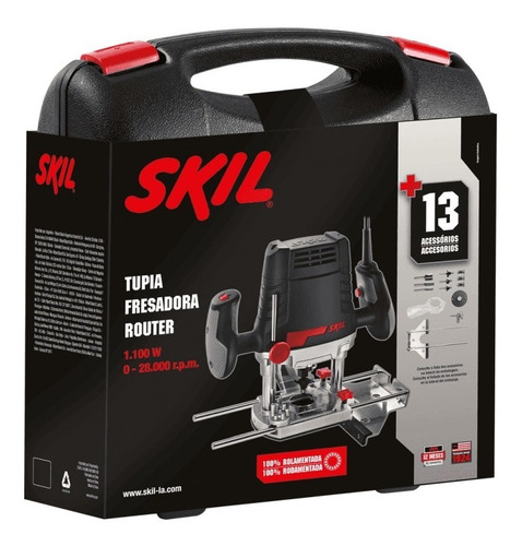 Fresadora Router Skil Rebajadora Tupi + Kit Maletin 13 Acces