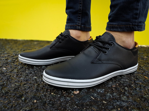Imagen 5 de 8 de Zapatillas Zapatos De Vestir Urbano Cuero Hombre Libertarios