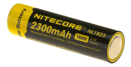 Imagen 3 de 6 de Bateria Recargable 18650 Nitecore Nl1823 Li-ion 3.7v 2300mah