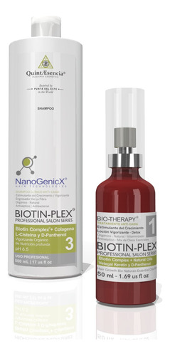 Loción De Tratamiento Anticaída Del Cabello De Biotina X2 Un