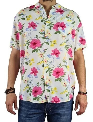 Camisa Guayabera Fashion Hombre Tropical. Diseño Calidad O33