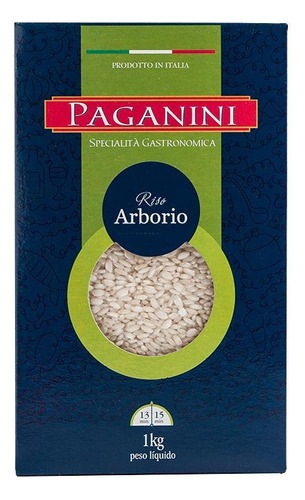 Kit 3x Arroz Arbóreo Italiano Paganini 1kg