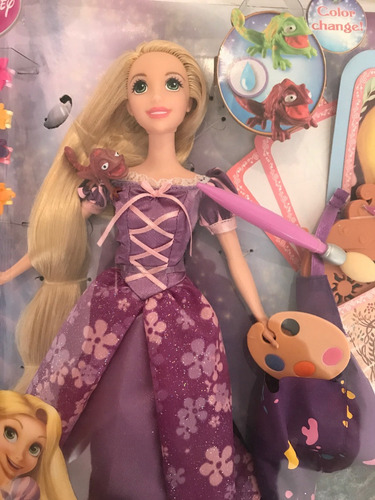 Rapunzel Royal Artist Artista Real Color Change Princesas (Usado)