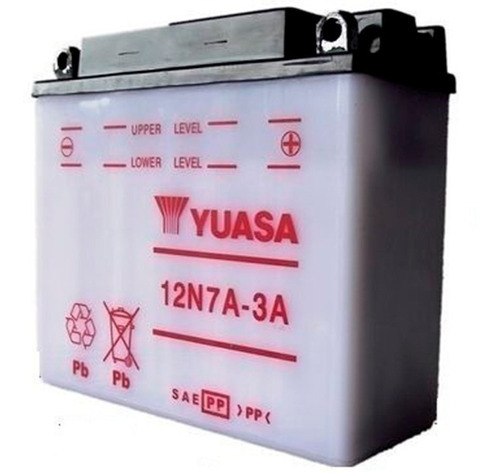 Bateria Yuasa 12n7a-3a = 12n7b-3a Sin Acido Storm Plan Fas