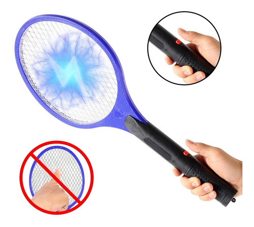 Matamosca Raqueta Eléctrico Antimosquitos Matará Al Instante