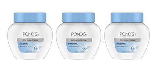 Crema De Pond.s Dry Skin, The Caring Classic 10.1 Oz, 3 Cuen