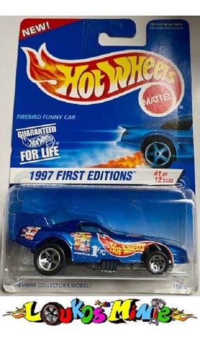 Hot Wheels 1997 First Editions #509 Firebird Funny Car Lacr