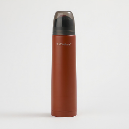 Termo Liquido Matero Acero Inoxidable 1 Lt Color Marrón