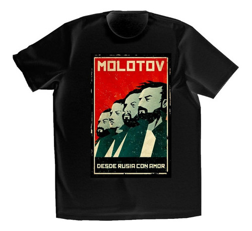 Molotov Desde Rusia  Con Amor - Rock - Polera- Cyco Records
