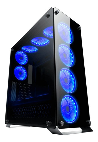 Gabinete Gamer Redragon Ironhide Gc-801 Rgb X6 Full Tower