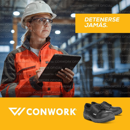 Imagen 10 de 10 de Zapato De Seguridad Conwork Línea Industrial 541za