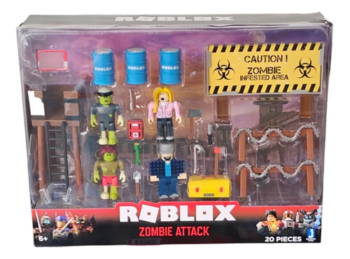 Roblox Zombie Attack + Item Virtual 20 Piezas