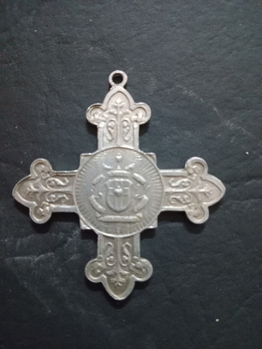 Medalla-cruz Del Apostolado De La Oración, Antiguo (Usado)