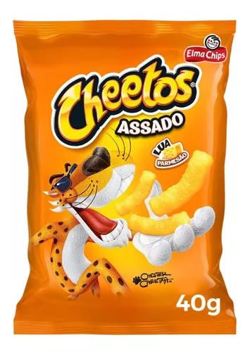 O cheetos azul é o melhor salgadinho que tem