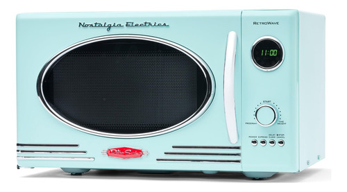 Nostalgia Retro Horno De Microondas Grande 800-watt Aqua