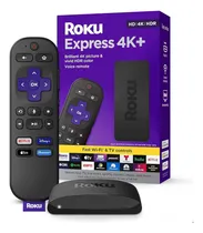 Comprar Roku Express 4k+ Con Control Remoto Por Voz 4k\u002Fhdr