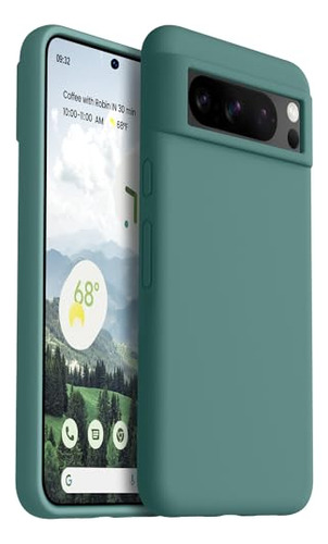 Funda Para Google Pixel 8 Pro Pine Verde 6.7 PuLG Silicon