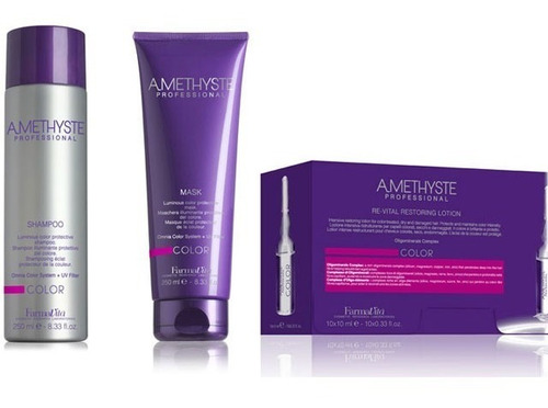 Amethyste Color Shampoo+mascara+caja De Ampollas Farmavita