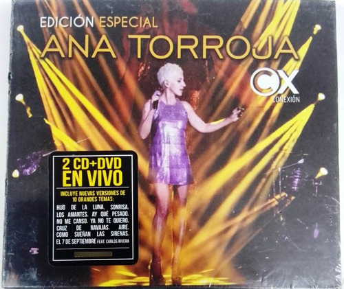 Ana Torroja - Cx Conexión ( Cerrado ) Slipcase 1 Dvd + 2 Cds